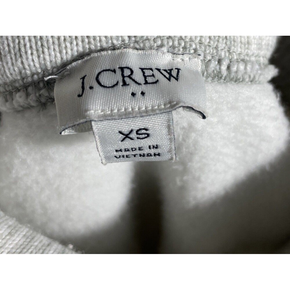 J.Crew Fleece Lined Turtleneck Pullover Sweater Women's XS Oatmeal Beige Cozy - Picture 4 of 5